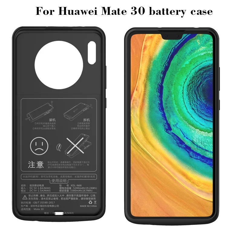 NEWDERY Новое поступление Горячая 4700 mAh батарея чехол для huawei mate 20 внешний контейнер для аккумуляторных батарей 5000 mAh мягкий TPU для mate 20 Pro