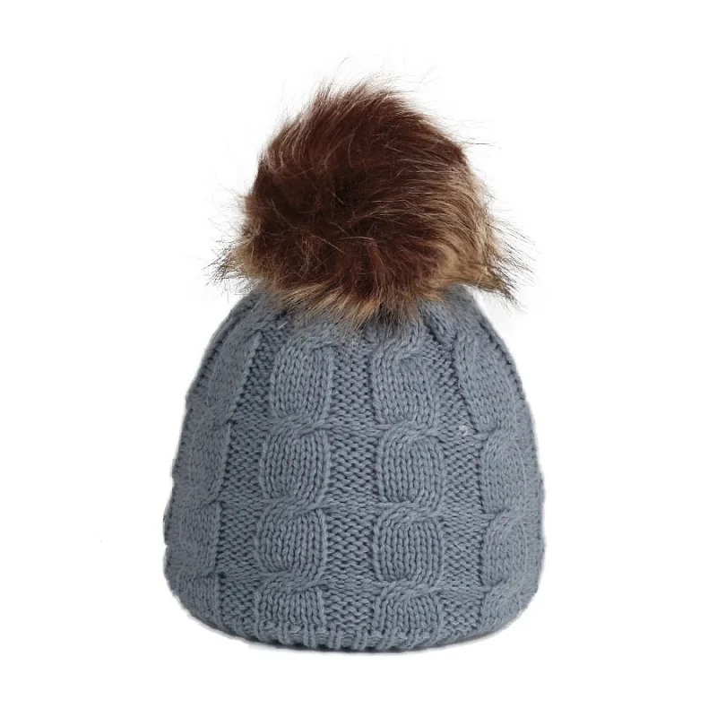 

Kids Boys Winter Hat Thick Crochet Pompom Hat For Toddler Girls Knit Baby Hats Bonnet Warm Children's Hats Caps