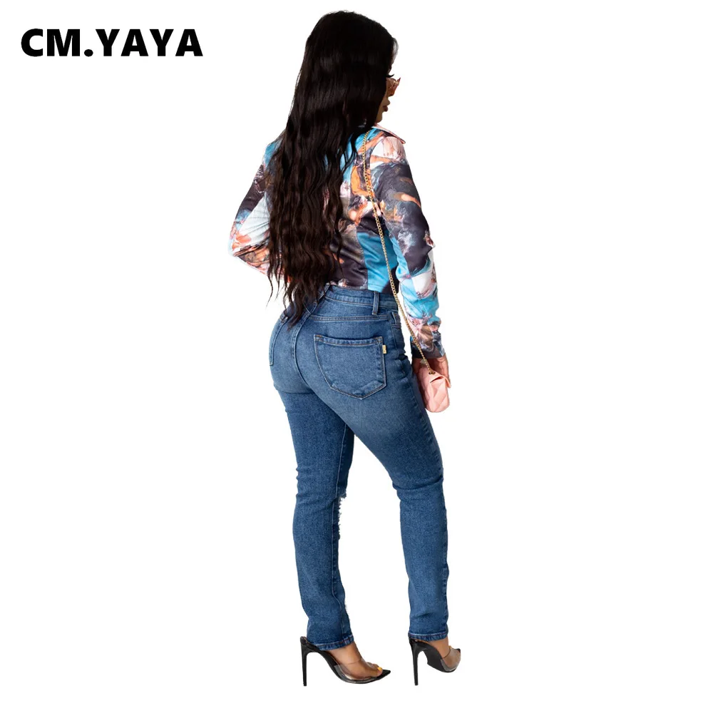 Женская байкерская куртка CM.YAYA мотоциклетная короткая с длинным рукавом