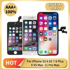 Дисплей для iPhone X XR XS 11 Pro Max LCD экран в сборе для iPhone 5 5S 6 6S 7 8 Plus TFT Pantalla сенсорный дигитайзер замена