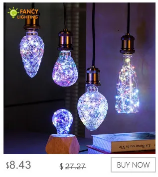 Светодиодная лампа E27 футбольная RGB Светодиодная лампа 110 В 220 В декоративная лампада светодиодная для декора дома/гостиной/спальни 3 Вт bombillas Led