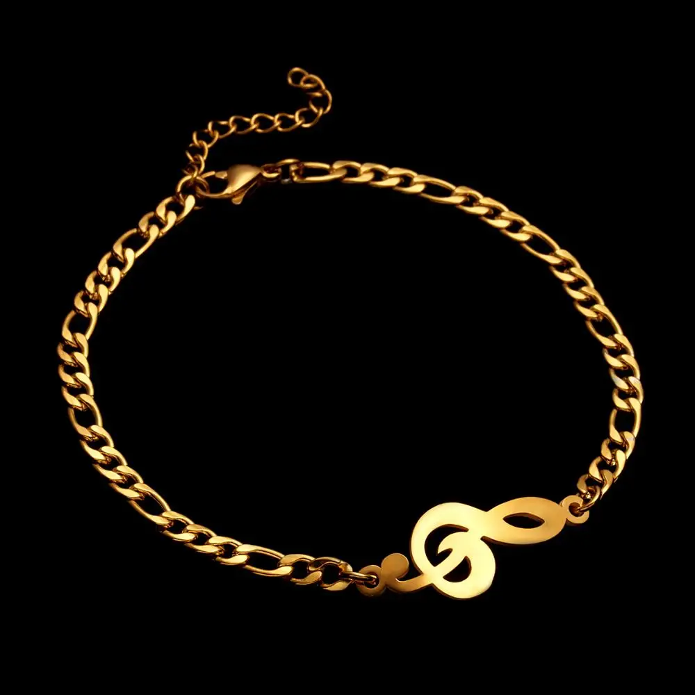Модные браслеты из нержавеющей стали стрекоза бесконечное 8 двойное сердце