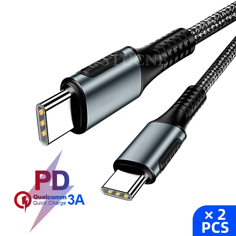 Мульти USB PD зарядное устройство Быстрая зарядка 3,0 быстрое зарядное устройство для телефона для iPhone 11 3,0 PD зарядное устройство для samsung Note 10 Redmi Note 8 Pro - Тип штекера: PD-Type C-2Pcs