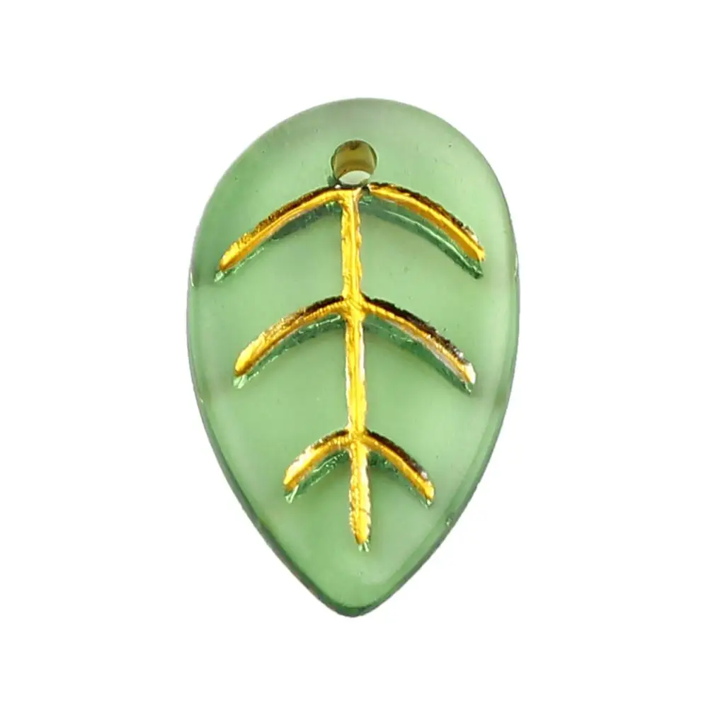 

DoreenBeads акриловые бусины листья зеленого цвета для самостоятельного изготовления сережек браслетов свободные бусины Handamde ювелирные издели...