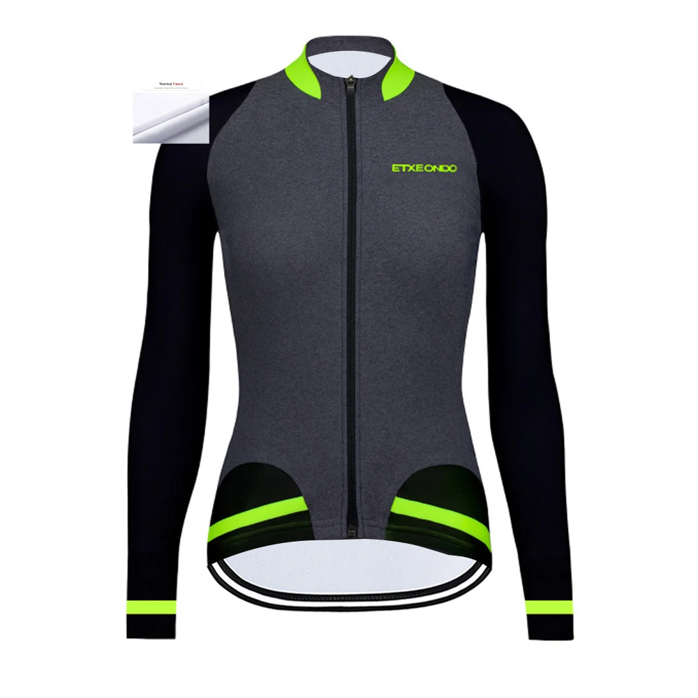 2020 Etxeondo термальная флисовая велосипедная Джерси новая женская зимняя теплая