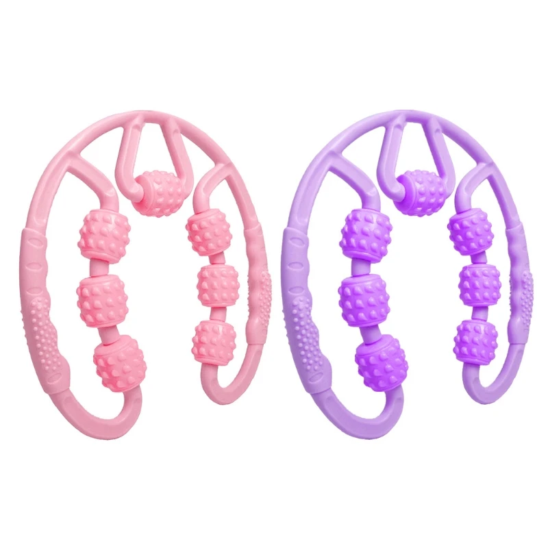 7-колесный плавающий массажный ролик для рук ног шеи мышечной ткани тренажерный