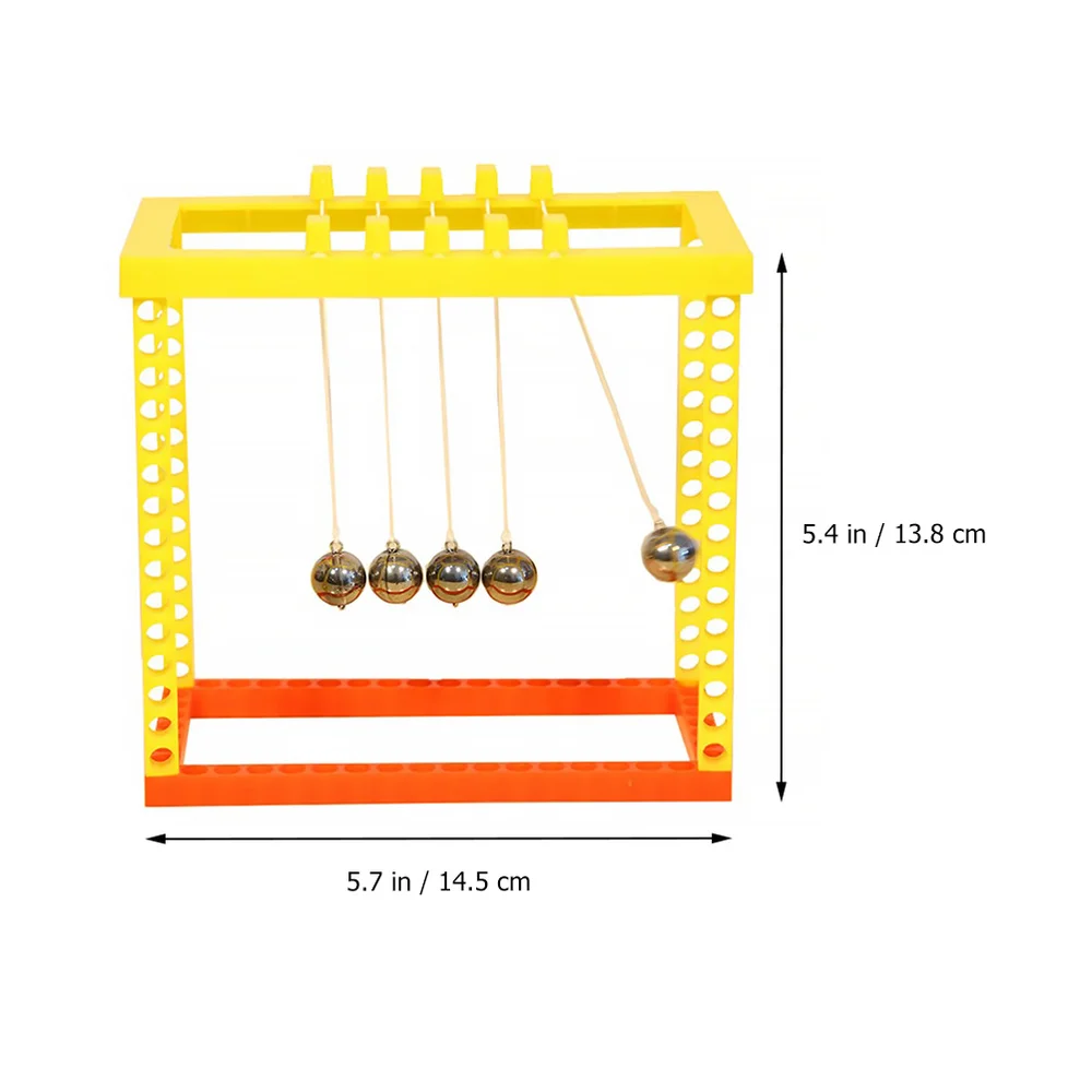 1 Set Kids Newton Cradle Balance Scientific Experiment DIY Assembly | Дом и сад