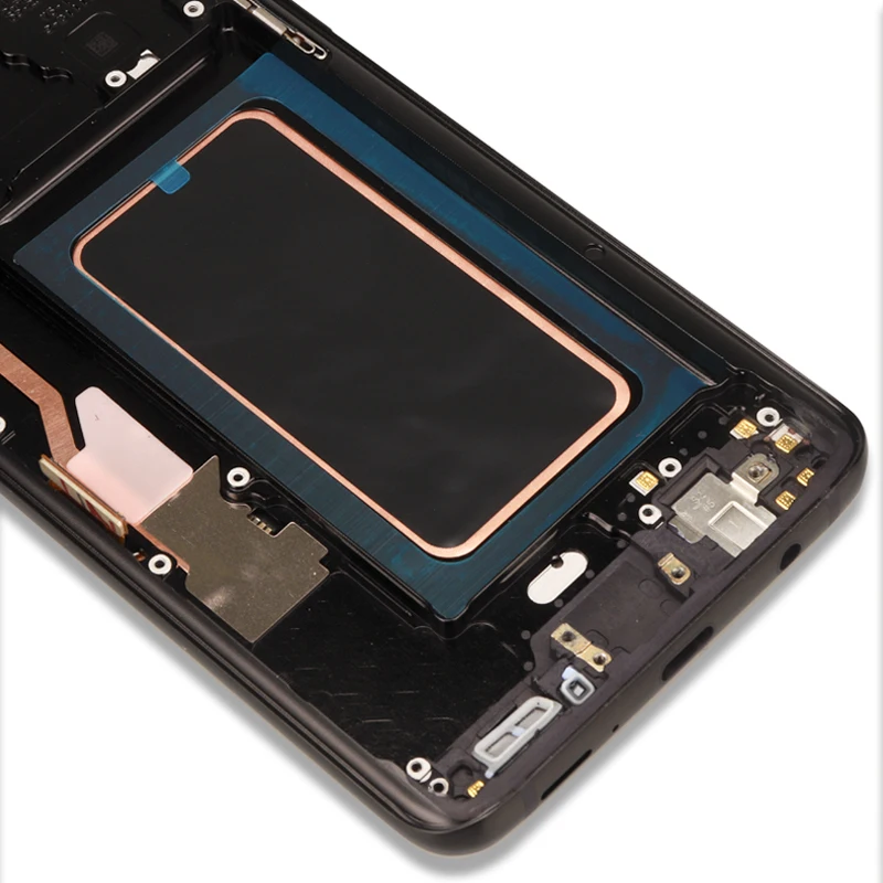 Оригинальный AMOLED Замена для SAMSUNG Galaxy S9 Plus lcd сенсорный экран дигитайзер с рамкой