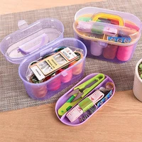 household portable sewing box multi function treasure box 10 piece sewing kit sewing bag