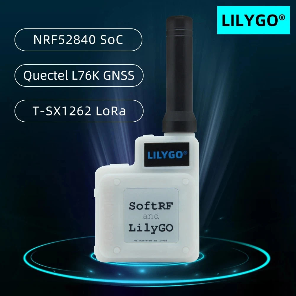 

LILYGO®T-Echo NRF52840 SX1262 433 / 868 / 915 МГц модуль LORA GPS 1,54 E-paper BLE NFC для Arduino