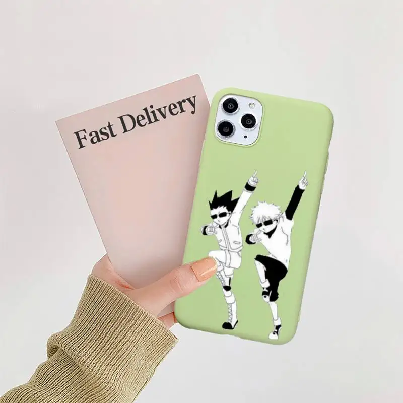 

Hunter X Hunter Killua Zoldyck Phone Case Candy Color for iPhone 11 12 mini pro XS MAX 8 7 6 6S Plus X 5S SE 2020 XR