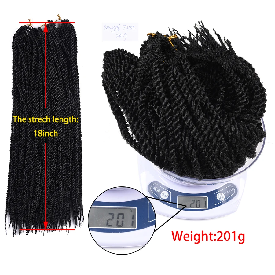 Синтетическая оплетка для наращивания волос плетения крючком 24 дюйма Джамбо