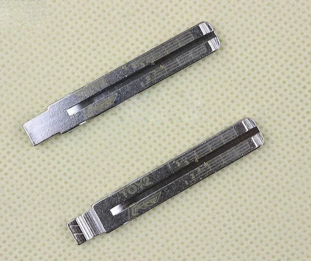 

Car Engraved Line Key Blade TOY2 For Toyota Subaru Scale Shearing Teeth Cutting Key Blank Lishi 2 IN 1 (No 77)
