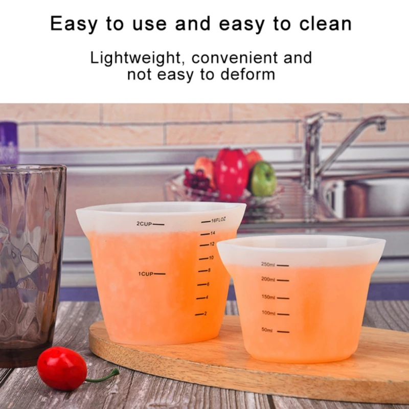 

Measuring Cup With Graduated Kitchen Measuring Translucent Cooking Kitchen Bakery Tool