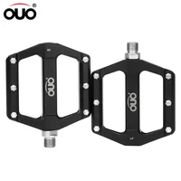 ouo bicycle pedals mtb accessories 3 bearing road mountain bike pedal clip anti slip aluminum pedals for bicycle components