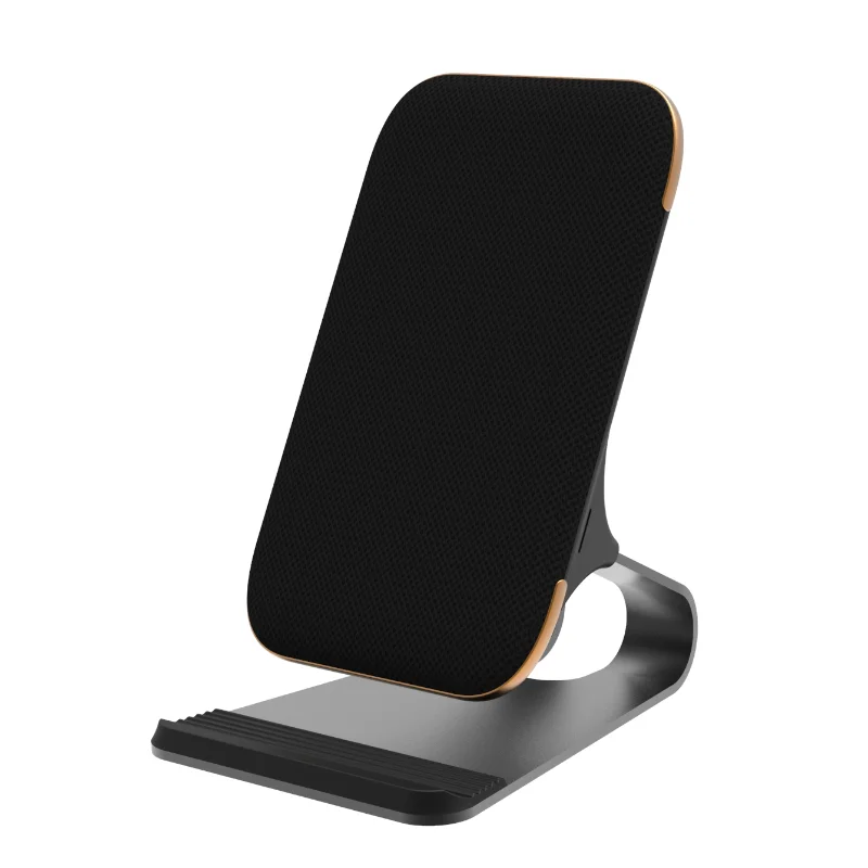 qi wireless chargers desktop vertical wireless charger 20w fast charging metal bracket mobile phone charger for iphone 11 12 free global shipping