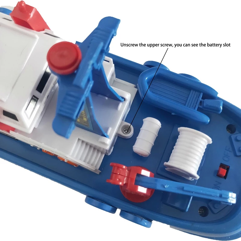 

Simulation Electric Model Fireboat with Music Lights Funny Sprayed Water Electric Boat Model Toys for Children Bath Toys