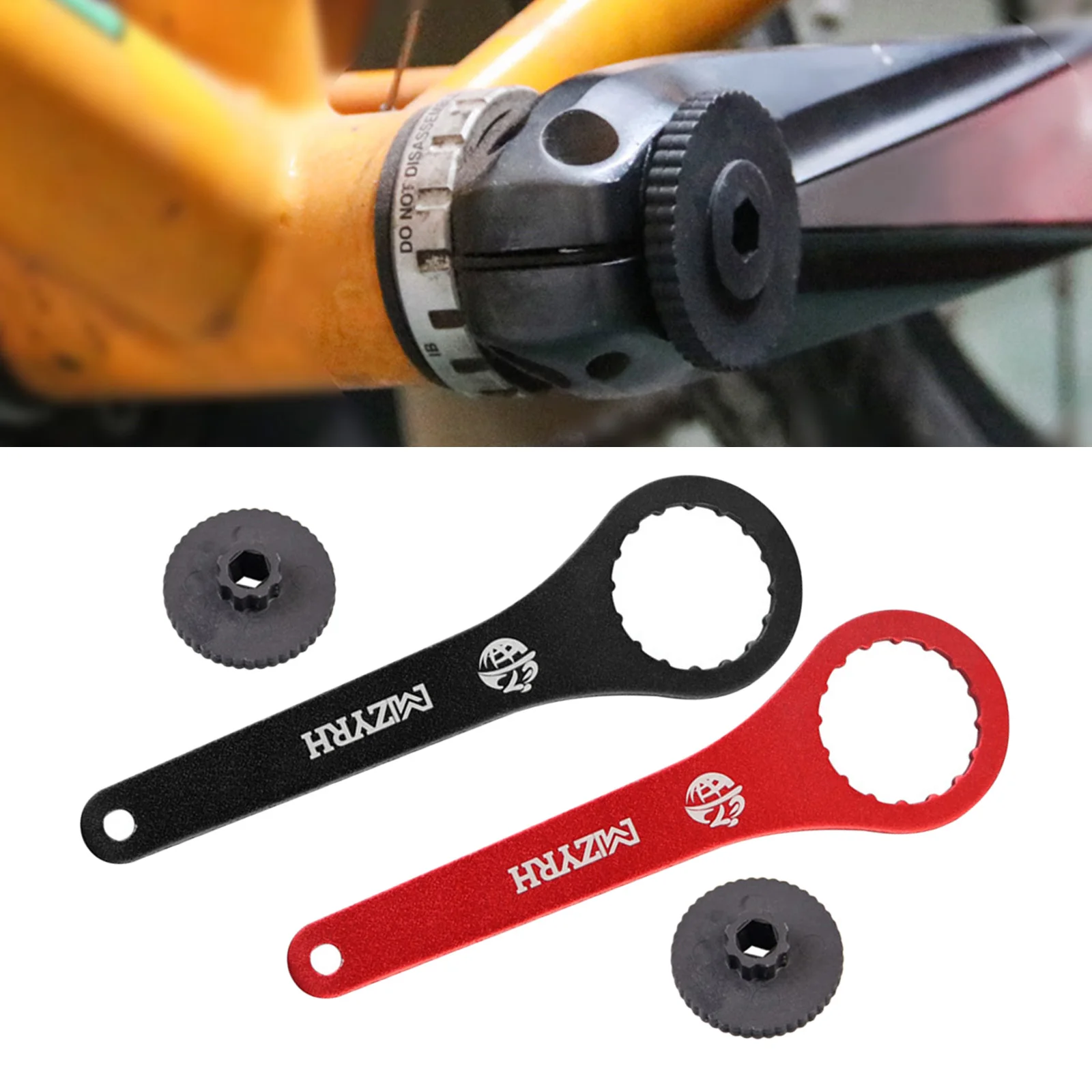 

Bike BB Wrench Spanner 44mm 16 Notch Aluminum Alloy Bicycle Bottom Bracket Crank Tool External Cup Repair