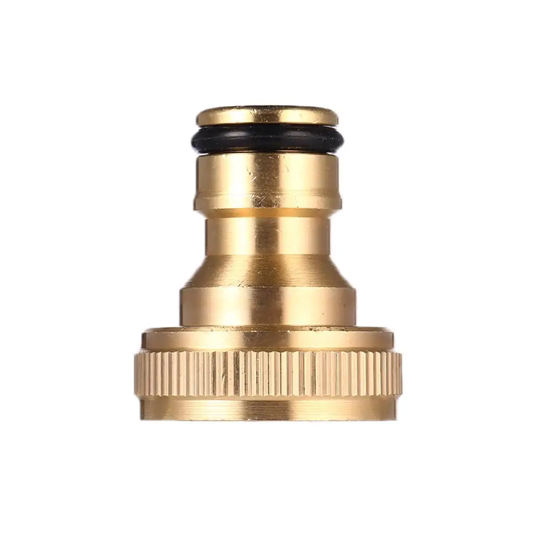 Новая латунная насадка на шланг соединитель 3/4 дюйма с золотой резьбой для