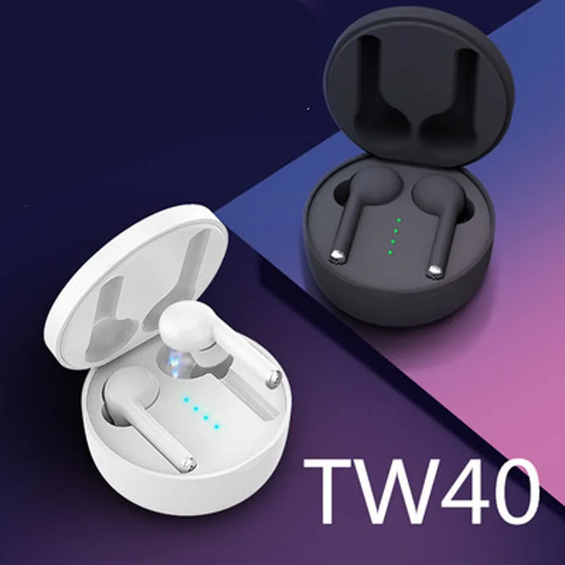 Наушники-вкладыши TWS с Hi-Fi шумоподавлением Bluetooth наушники Беспроводной для Android IOS