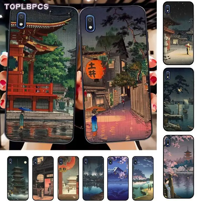 

TOPLBPCS Ukiyo-e Japanese style Art Luxury Unique Phone Cover for Samsung A10 20s 71 51 10 s 20 30 40 50 70 80 91 A30s 11 31