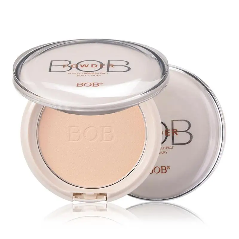 

Lady Foundation Powder Face Matte Makeup Pressed Translucent Natural Long