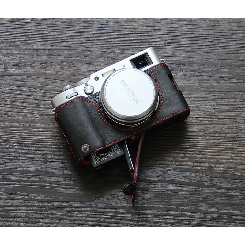 Чехол из воловьей кожи Fuji X100V кожаный чехол X100v защитный для камеры