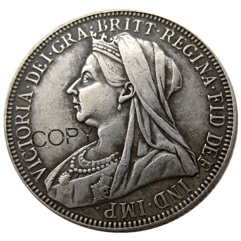 (1893 1901) 9 шт. даты для выбора королевы Виктории Великобритании серебра 1 Флорин