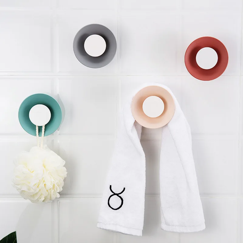 Из вискозный клей крюк за дверью Пробивной вешалка подшипник пальто крючок висит