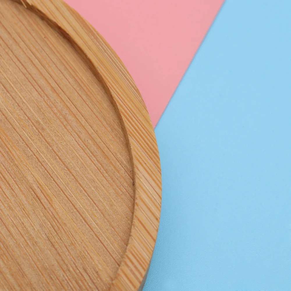 10 шт бамбуковые прослойки в завод блюдце горшок для растений поднос круглый