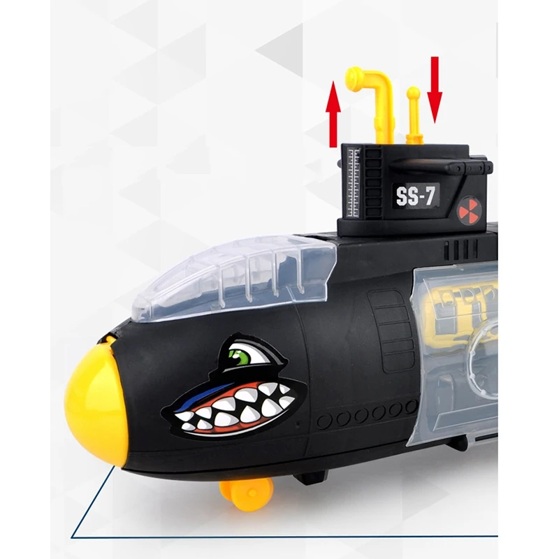 

Alloy Child Toy Cars Model Building Kits Toys Suit Shark Submarine Storage Box Sports Cars Vehicles Toy for Kids