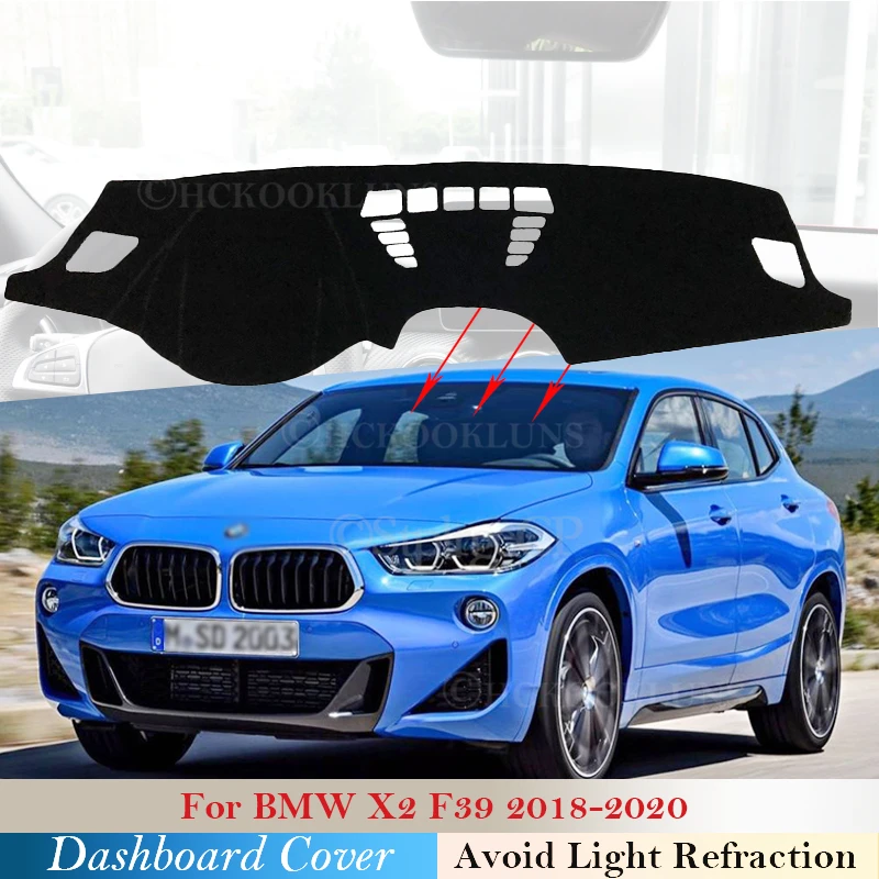 Dashboard Cover Protective Pad for BMW X2 F39 2018 2019 2020 Car Accessories Dash Board Sunshade Anti-UV Carpet Mat F 39 | Автомобили и
