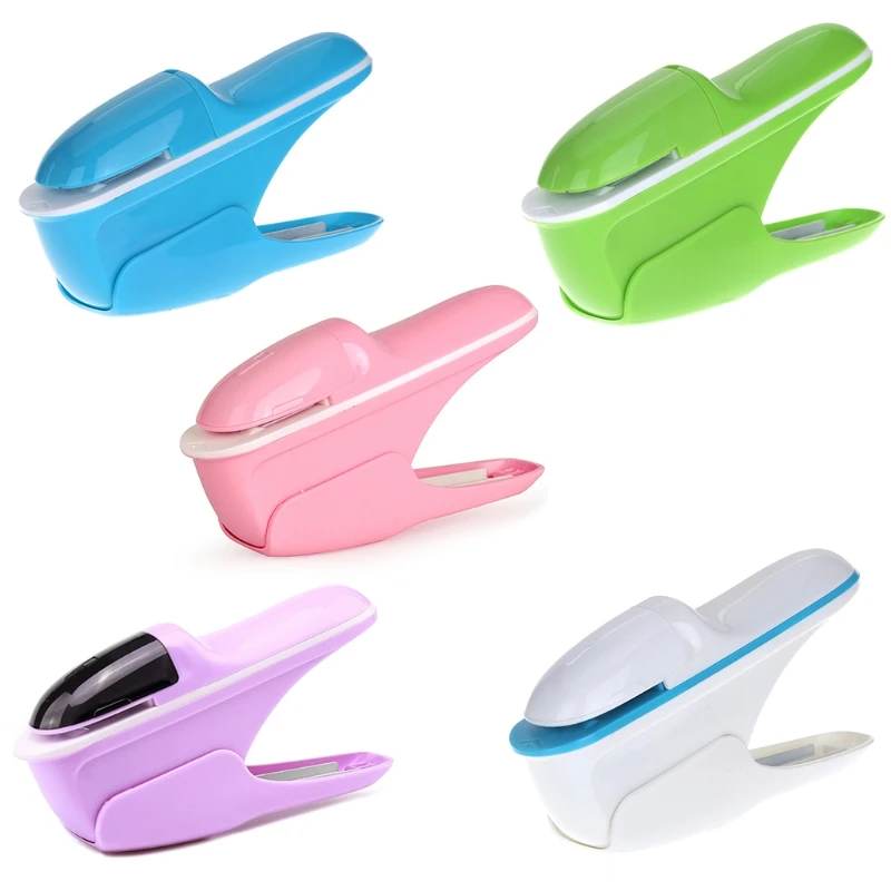 

No Staples Nail Free Stapler Mini Cute Paper Book Binding Stapling Machine Stapleless Staplers Stationery