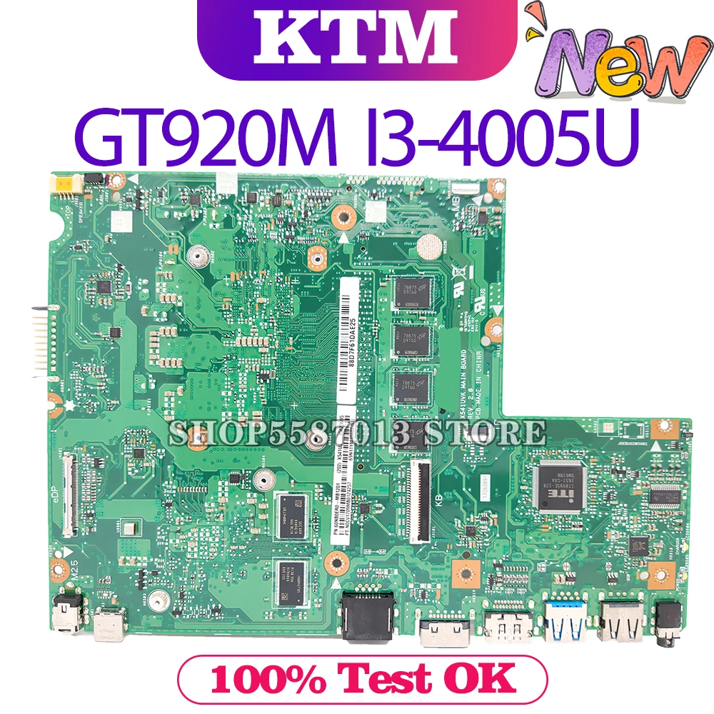 

X540LJ Laptop motherboard for ASUS VivoBook F540LJ F540LA A540LJ A540L original mainboard 4GB-RAM I3-4005U GT920M