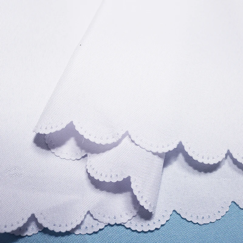 Белый полиэстер прямоугольник Скатерти плотная покрытие стола для свадьбы