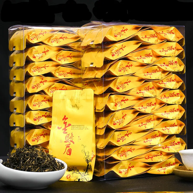 

2020 весенний чай Oolong, китайский чёрный чай Wuyi, чай Jin Jun Mei, золотой красный чай для бровей 150 г, Китай, ча за 20 небольших пакетов