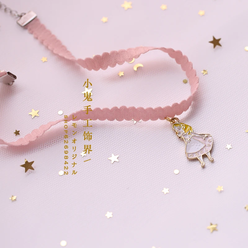 Японская карточка sakura star stick rabbit amazing cherry blossom Униформа ожерелье симпатичное