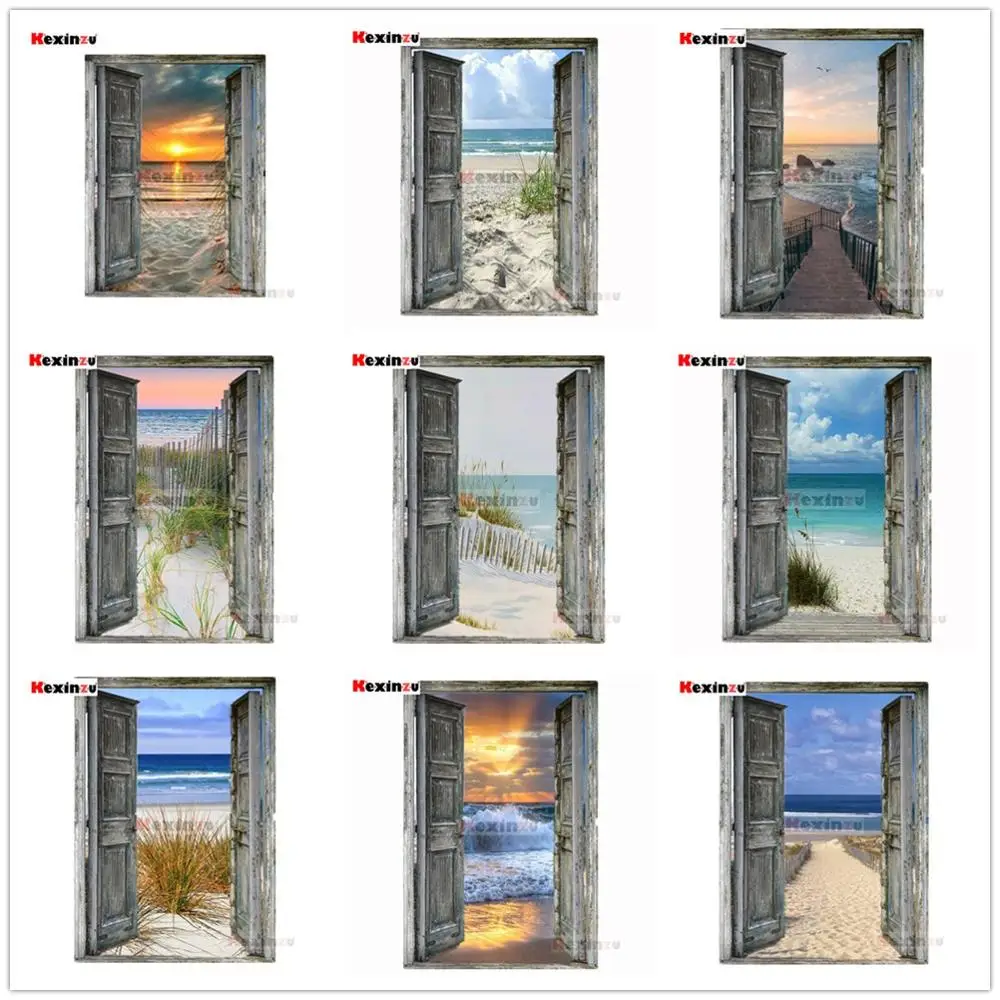 

Набор для алмазной живописи 5D «сделай сам», картина квадратной/круглой формы, вышивка крестиком, дверь, пейзаж, 3d Мозаика, украшение для дома...