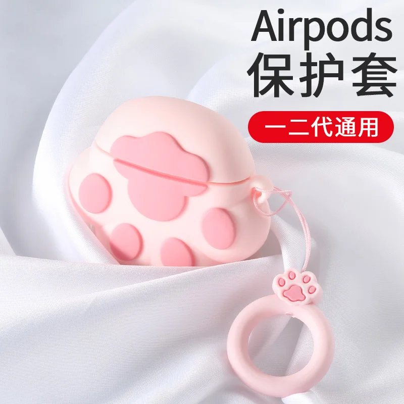 Роскошный милый мультяшный Кошачий коготь для airpods чехол беспроводной bluetooth