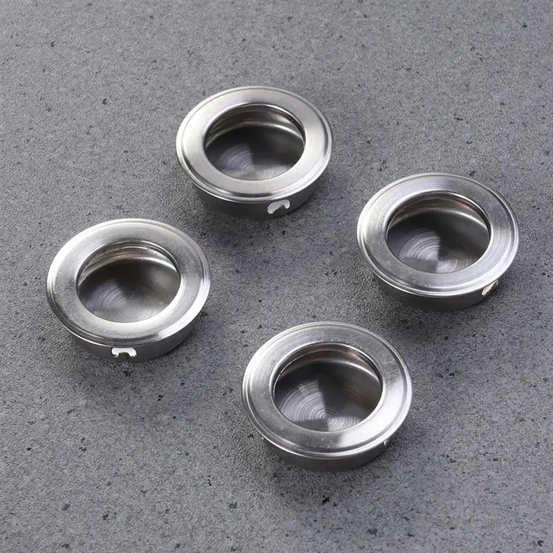 20 шт./12 шт. 35 мм плоские ручки из нержавеющей стали встраиваемые заподлицо тянет