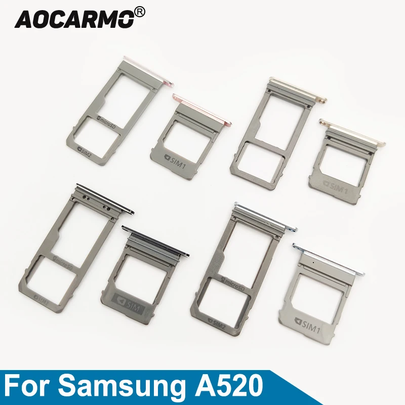 Aocarmo для Samsung Galaxy A5 (2017) A520 A7 A720 две и одна Sim карты|Адаптеры SIM карт| |