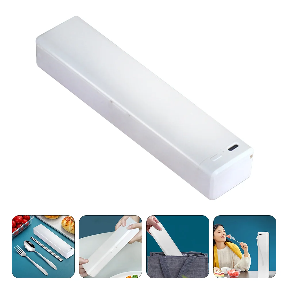 

1 Set Portable Useful Tableware Fork Spoon Chopsticks Kit with Box