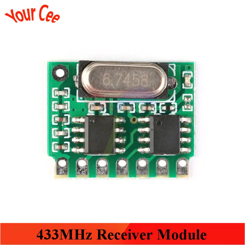 315 МГц/433 МГц модуль декодирования приемника Беспроводная плата PT2272 тип обучения