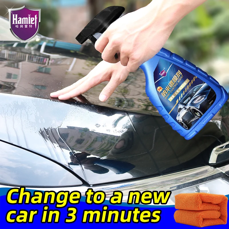 500 мл автомобильный нано лак для покрытия воск распыления полировки спрей