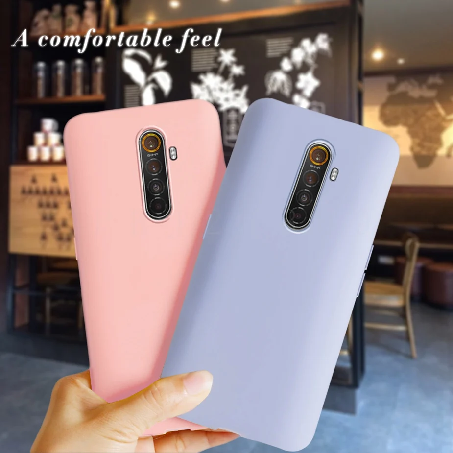 Чехол для OPPO Realme X2 Pro X 2 XT мягкий силиконовый матовый чехол из ТПУ задняя крышка