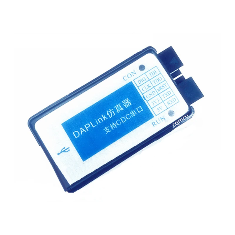 

DAPLink Emulator V2.0 CMSIS DAP SWD Serial Port U Disk Drag and Drop Super J STLINK Programmer Programming