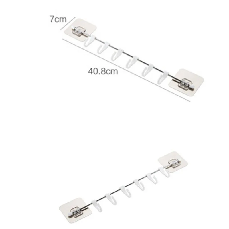 6 крючков самоклеющиеся держатель для кухонных полотенец фирма повесить