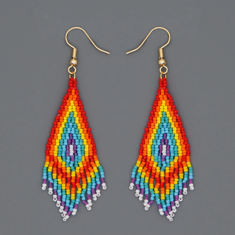 Женские серьги Go2Boho в этническом стиле трендовые ювелирные изделия ручной работы