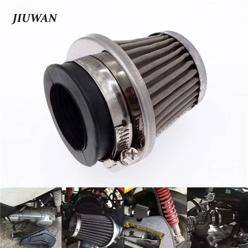 Универсальный 1 шт. 38 мм мотоцикл воздушный фильтр воздухозаборника с