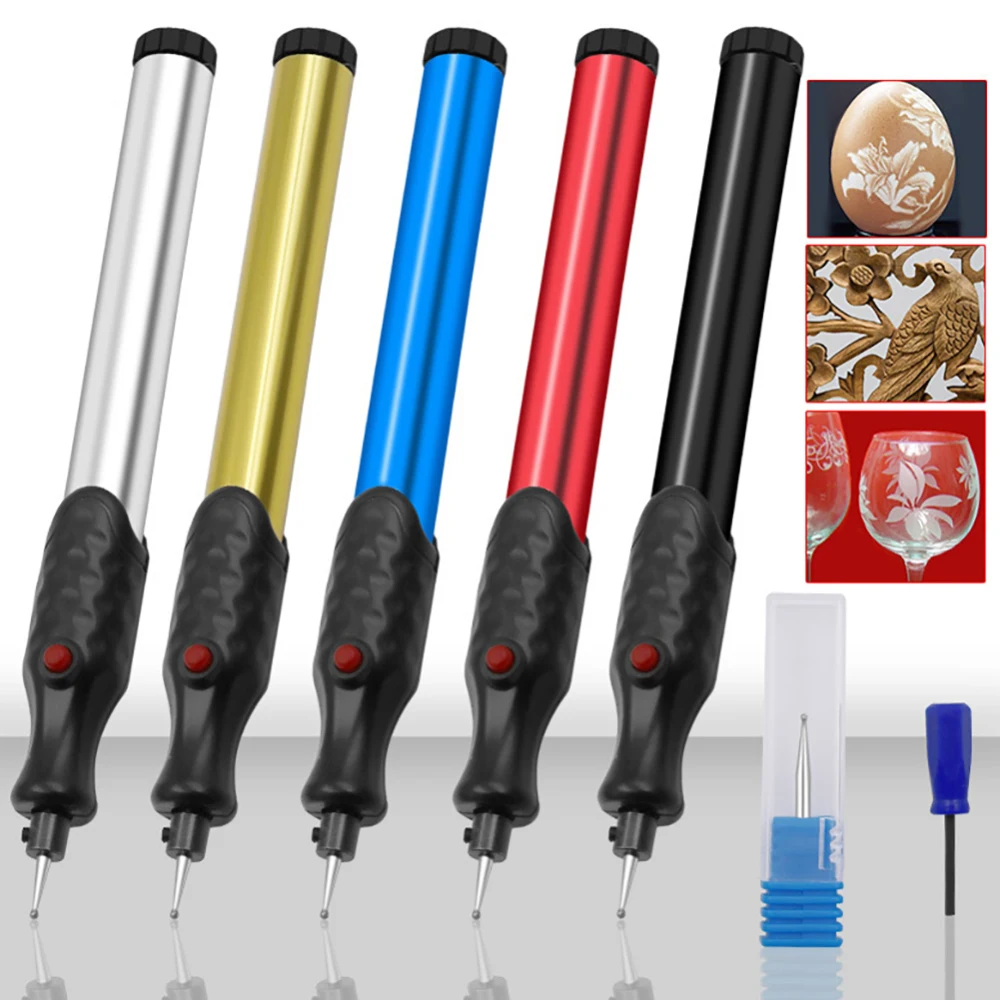 Мини гравировальная ручка металлическая деревянная машина резьба по яичной